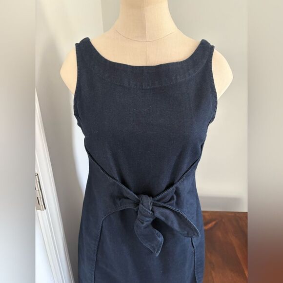 Anthropologie Clara Tie-Front Sheath Size 2P - Picture 3 of 11